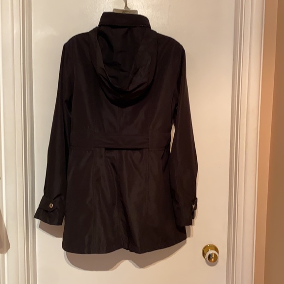 🍒 LIZ CLAIBORNE Jacket w/ Rain Hood & Belt!!! - Picture 7 of 12
